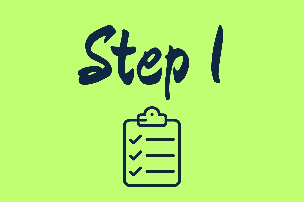 Step 1 for project estimates